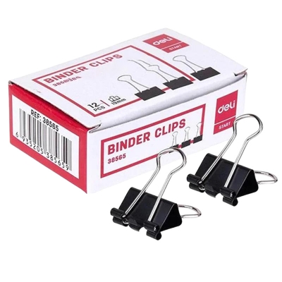 Picture of 32mm Binder Clip - Black (1 Box)