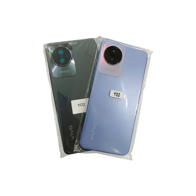 Picture of Back Panel Back Housing Body plus frame for Vivo Y02 (with Camera Lens Fitting)