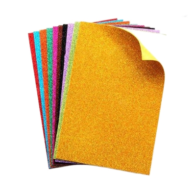 Picture of 10 pcs Set of Glitter Foam - A4 Sheet - Multicolor