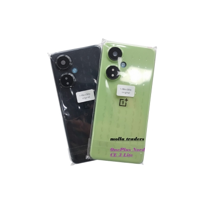 Picture of Replacement Backshell Glass Panel + middle fram  for Oneplus Nord CE 3 Lite 5G Battery Back Door Housing