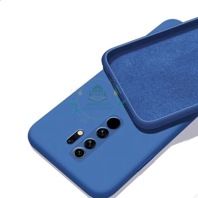 Picture of Premium Liquid Silicone Phone case for Xiaomi Redmi 9 / Redmi 9 Prime / Poco M2 / Poco M2 Reloaded Liquid Silicon Mobile Back Case Soft Silicone Phone Cover