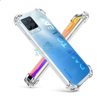 Picture of Transparent back cover For Realme 8 / Realme 8 pro (4G) Luxury transparent Protect Back Cover Soft Case