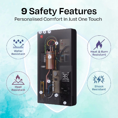 Picture of KDK One Knob Simple Control Instant Water Heater - White (TG3BL1)