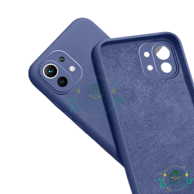 Picture of Premium Liquid Silicone Phone case for Xiaomi Mi 11 Lite / Xiaomi Mi11 Lite 5G NE , Xiaomi 11 Lite 5G / Xiaomi 11 Lite 5G NE Liquid Silicon Mobile Back Case Soft Silicone Phone Cover