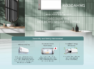 Picture of KDK 20L Water Heater with Long Lasting Durability Tank - White (RG20AHM1)