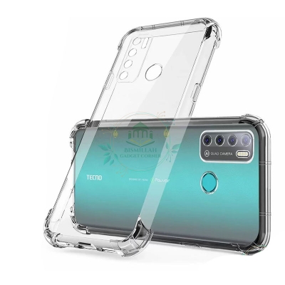 Picture of Transparent back cover For  Tecno Spark 5 /  Tecno Spark 5 Pro Luxury transparent Protect Back Cover Soft Case