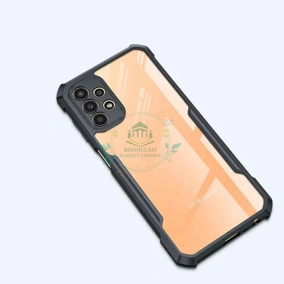 Picture of Xundd Back Cover for Samsung Galaxy A13 4G Transparent Hybrid Hard PC Back Bumper