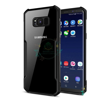 Picture of Xundd Back Cover for Samsung Galaxy S8 5G Transparent Hybrid Hard PC Back Bumper
