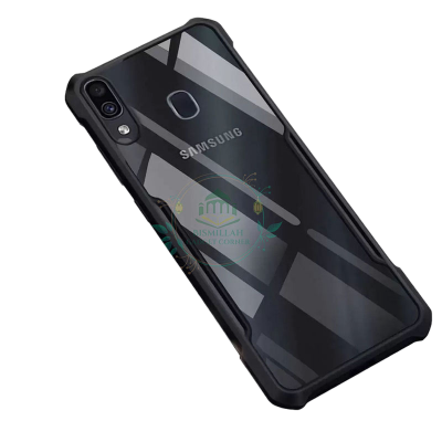 Picture of Xundd Back Cover for Samsung Galaxy A20 / Samsung Galaxy A30 Transparent Hybrid Hard PC Back Bumper