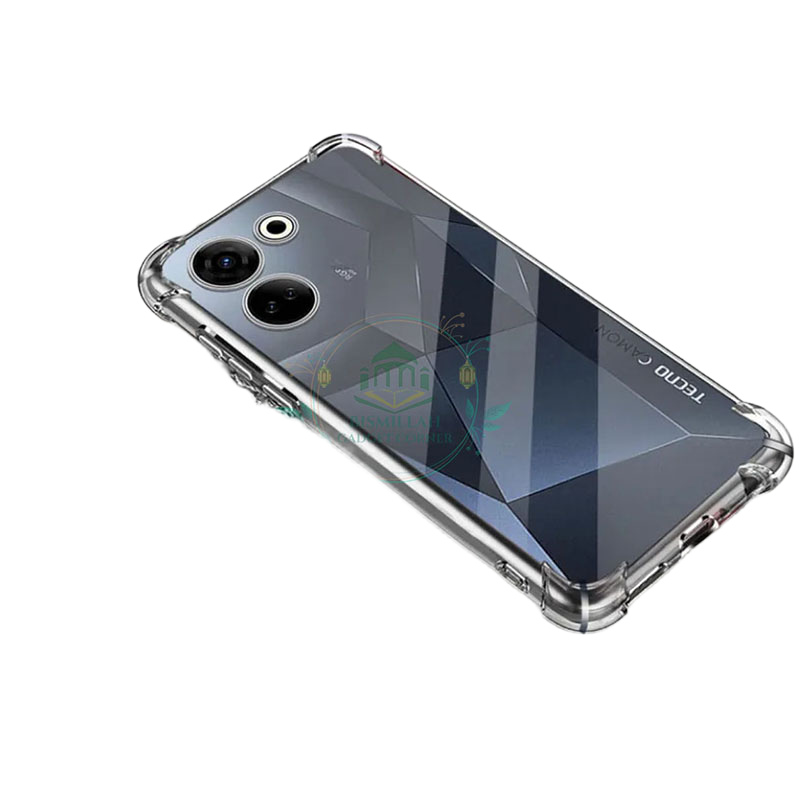 Picture of Transparent back cover For Tecno Camon 20 / Tecno Camon 20 Pro Luxury transparent Protect Back Cover Soft Case