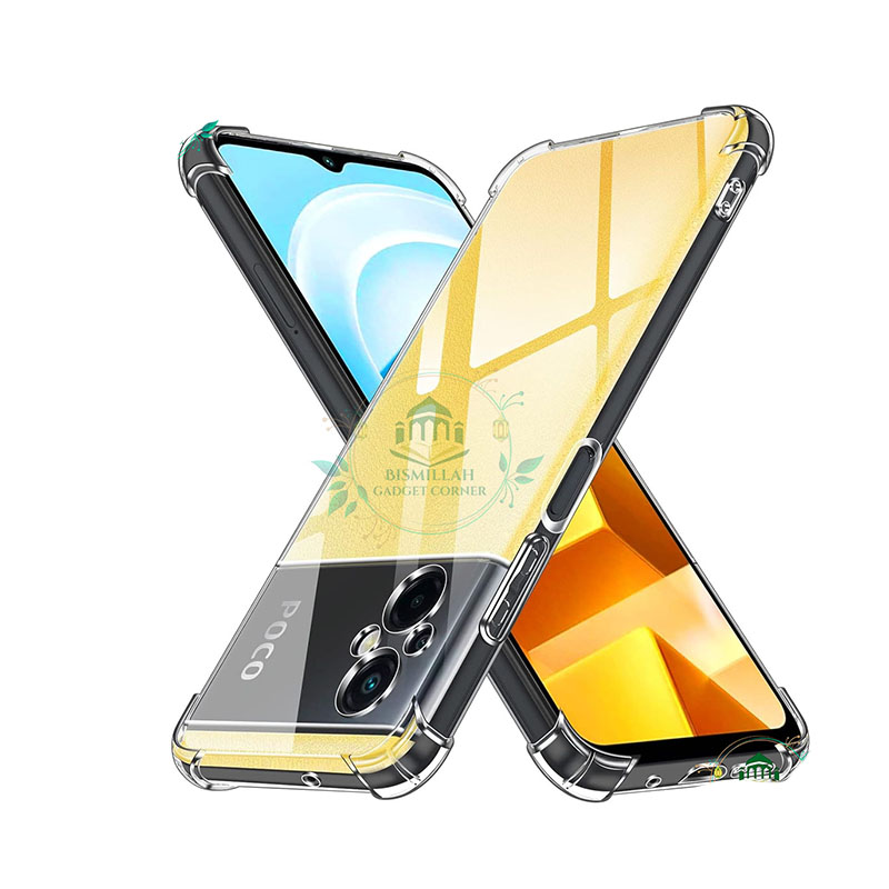 Picture of Transparent back cover For Xiaomi POCO M5 4G / Xiaomi POCO M4 SG Luxury transparent Protect Back Cover Soft Case