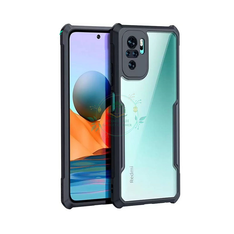 Picture of Xundd Back Cover for Xiaomi Redmi Note 10 4G / Xiaomi Redmi Note 10S Transparent Hybrid Hard PC Back Bumper