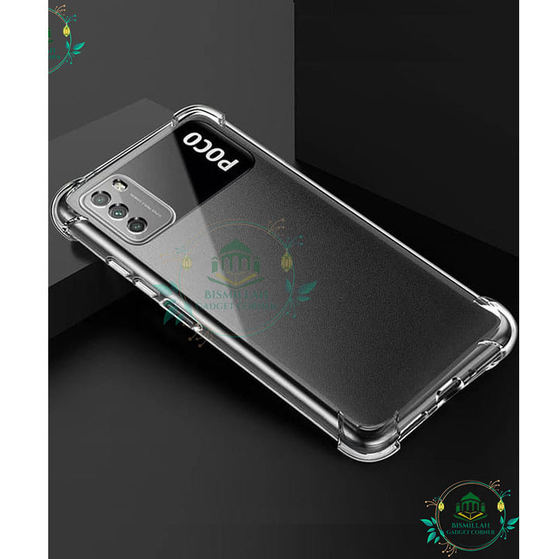 Picture of Transparent back cover For Xiaomi Poco M3 Luxury transparent Protect Back Cover Soft Case