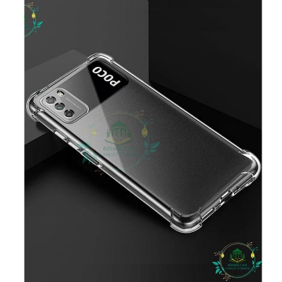 Picture of Transparent back cover For Xiaomi Poco M3 Luxury transparent Protect Back Cover Soft Case