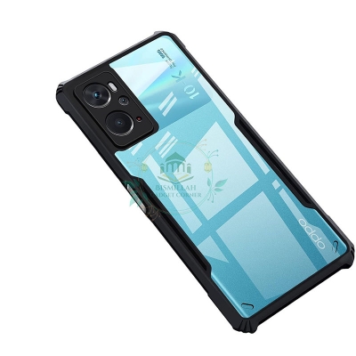 Picture of Xundd Back Cover for Realme 9i 4G / Oppo K10 4G / Oppo A96 4G  Oppo A76 / Oppo A36 Transparent Hybrid Hard PC Back Bumper