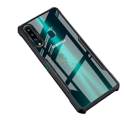 Picture of Xundd Back Cover for Samsung Galaxy A20s Transparent Hybrid Hard PC Back Bumper