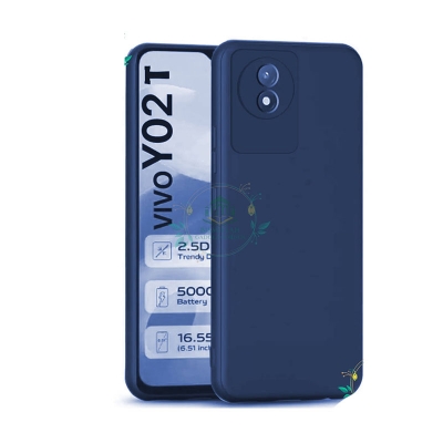 Picture of Premium Liquid Silicone Phone case for Vivo Y02T Liquid Silicon Mobile Back Case Soft Silicone Phone Cover - মোবাইল ফোন - Phoneo