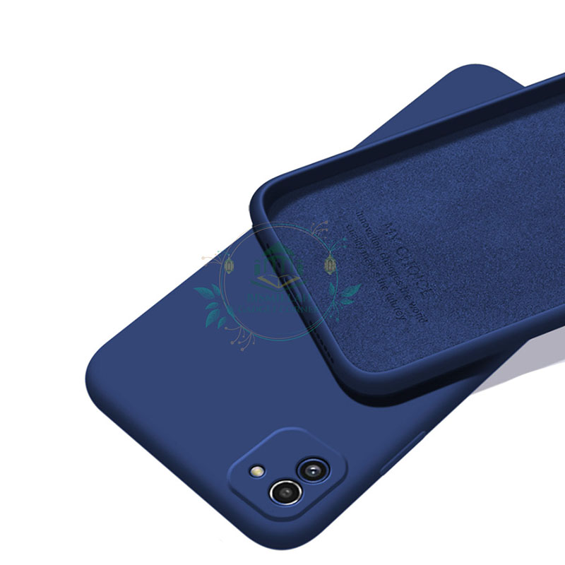Picture of Premium Liquid Silicone Phone case for Samsung Galaxy A03 Liquid Silicon Mobile Back Case Soft Silicone Phone Cover - মোবাইল ফোন - Phoneo