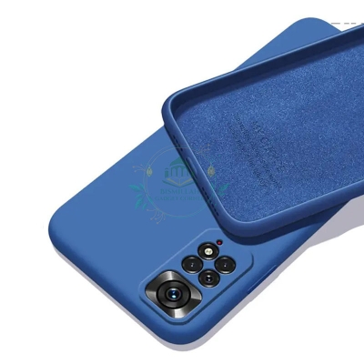 Picture of Premium Liquid Silicone Phone case for Xiaomi Redmi Note 11 4G / Xiaomi Redmi Note 11s Liquid Silicon Mobile Back Case Soft Silicone Phone Cover - মোবাইল ফোন - Phoneo