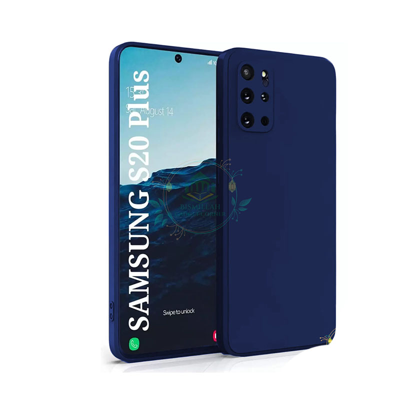 Picture of Premium Liquid Silicone Phone case for Samsung Galaxy S20 Plus ( s20+ ) Liquid Silicon Mobile Back Case Soft Silicone Phone Cover - মোবাইল ফোন - Phoneo