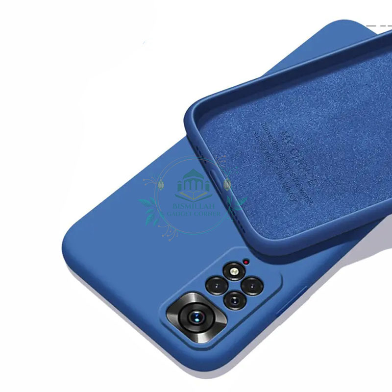 Picture of Premium Liquid Silicone Phone case for Xiaomi Redmi Note 11 pro / Xiaomi Redmi Note 11 pro plus 5G Liquid Silicon Mobile Back Case Soft Silicone Phone Cover - মোবাইল ফোন - Phoneo