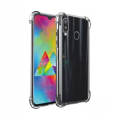 Picture of Transparent back cover For Samsung Galaxy M20 Luxury transparent Protect Back Cover Soft Case