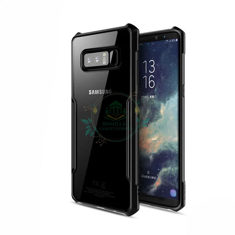 Picture of Xundd Back Cover for Samsung Galaxy note 8 Transparent Hybrid Hard PC Back Bumper