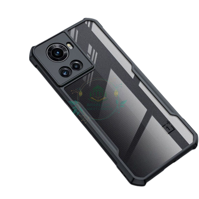 Picture of Xundd Back Cover for Oneplus 10R / Oneplus Ace 5G Transparent Hybrid Hard PC Back Bumper