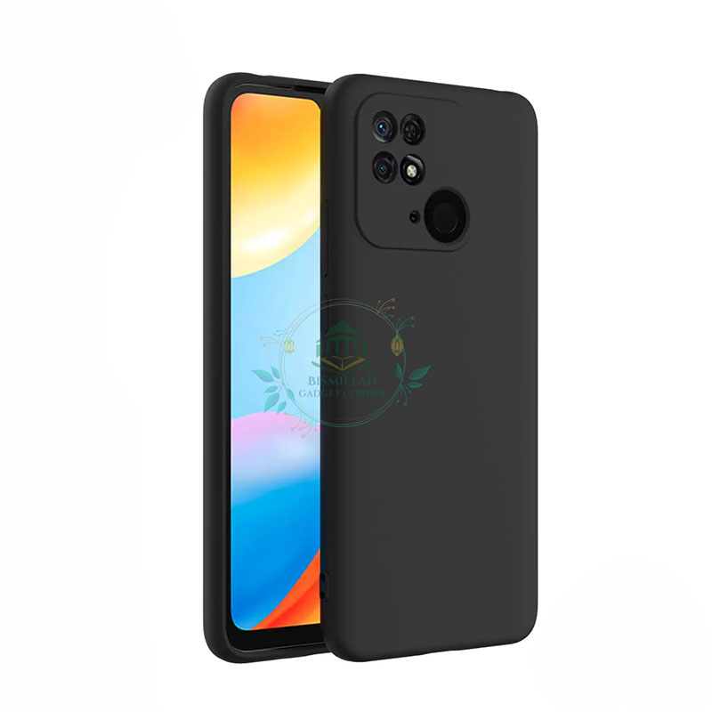 Picture of Premium Liquid Silicone Phone case for Xiaomi Redmi 10C, Xiaomi Redmi 10 Power Liquid Silicon Mobile Back Case Soft Silicone Phone Cover - মোবাইল ফোন - Phoneo