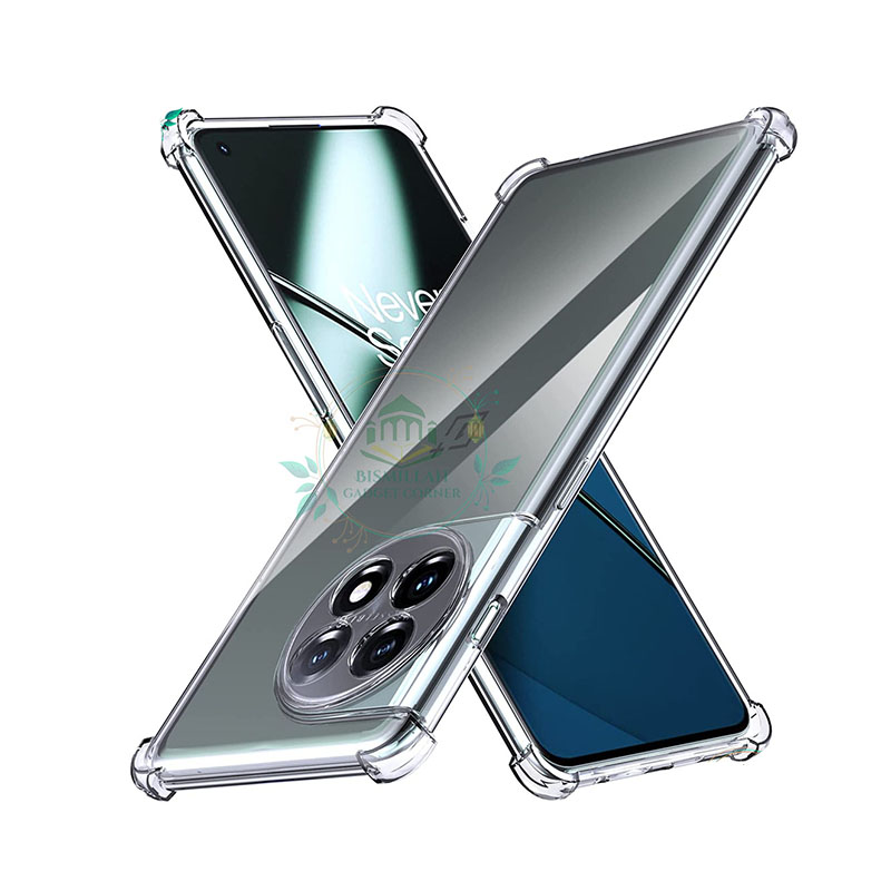 Picture of Transparent back cover For OnePlus 11 5G Luxury transparent Protect Back Cover Soft Case
