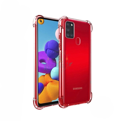 Picture of Transparent back cover For Samsung Galaxy A21S Luxury transparent Protect Back Cover Soft Case