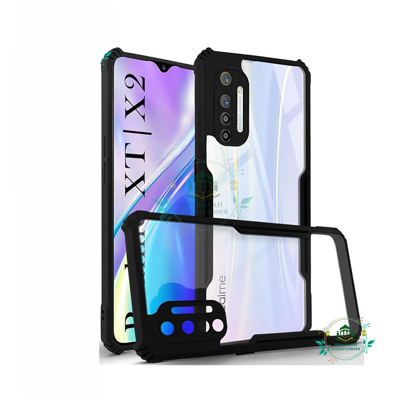 Picture of Xundd Back Cover for Realme XT / Realme X2 / Oppo K5 Transparent Hybrid Hard PC Back Bumper