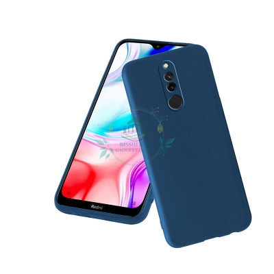 Picture of Premium Liquid Silicone Phone case for Xiaomi Redmi 8 Liquid Silicon Mobile Back Case Soft Silicone Phone Cover