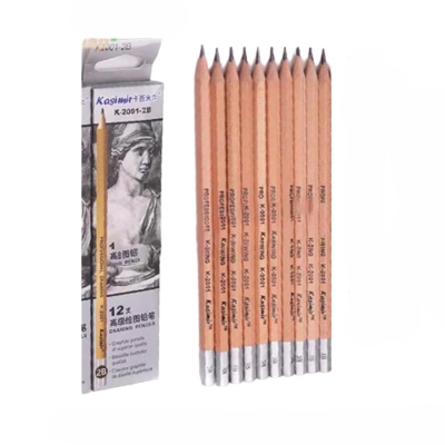 Picture of Kasimir Sketch Drawing Pencils Set HB 2H,3H,4H Non-toxic Standard for Office School Gift Pencil