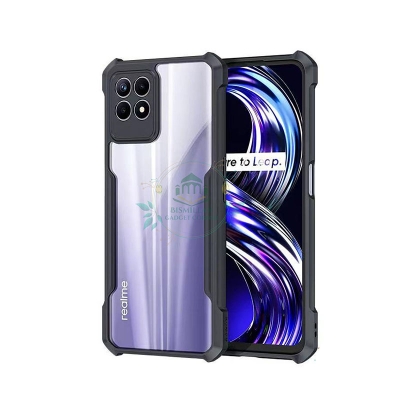 Picture of Xundd Back Cover for Realme Narzo 50 / Realme 8i Transparent Hybrid Hard PC Back Bumper