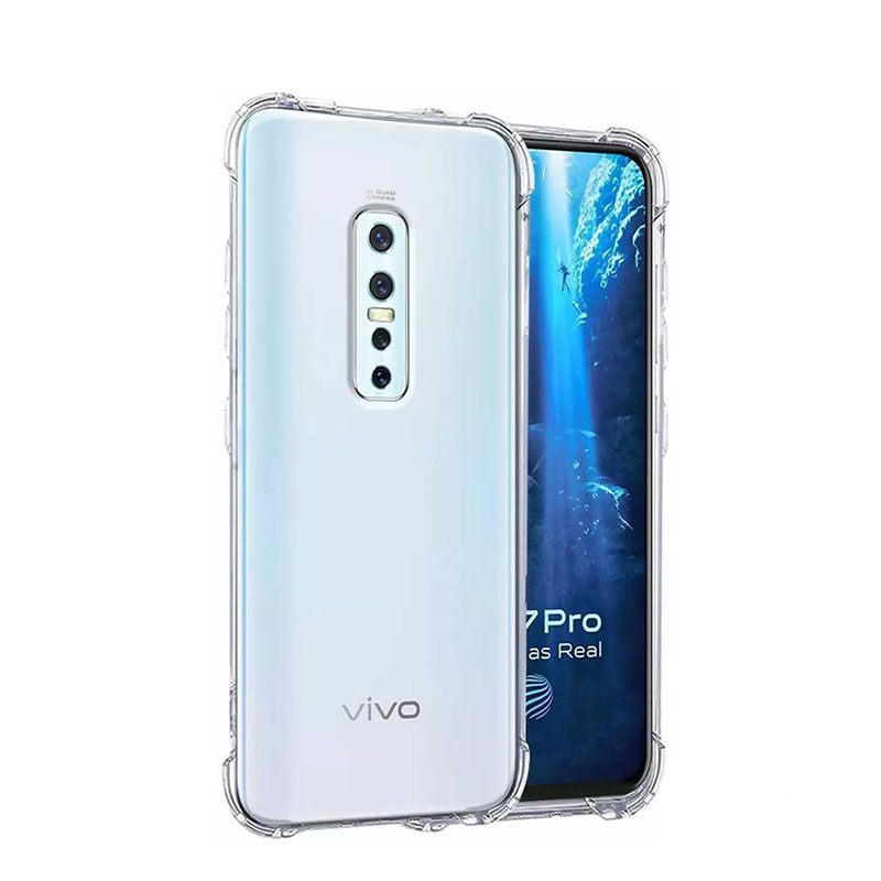 Picture of Transparent back cover For Vivo v17 pro Luxury transparent Protect Back Cover Soft Case