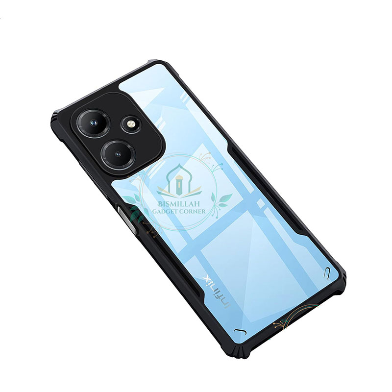 Picture of Xundd Back Cover for Infinix Hot 30 Play Transparent Hybrid Hard PC Back Bumper