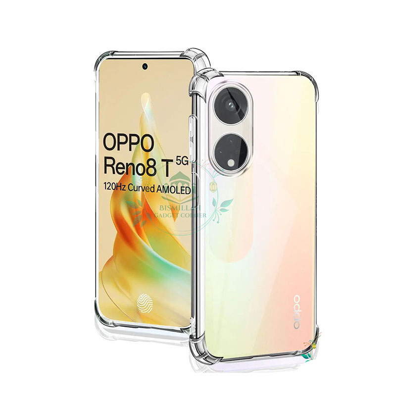 Picture of Transparent back cover For Oppo Reno 8T 5G / Oppo Reno8 T 5G Luxury transparent Protect Back Cover Soft Case