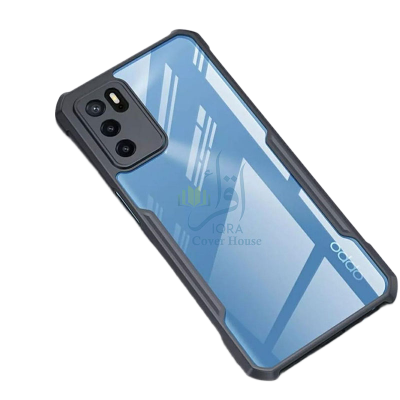 Picture of Xundd Back Cover for OPPO A16 / OPPO A16S Transparent Hybrid Hard PC Back Bumper