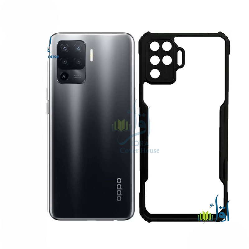 Picture of Xundd Back Cover for OPPO F19 Pro / OPPO A94 Transparent Hybrid Hard PC Back Bumper