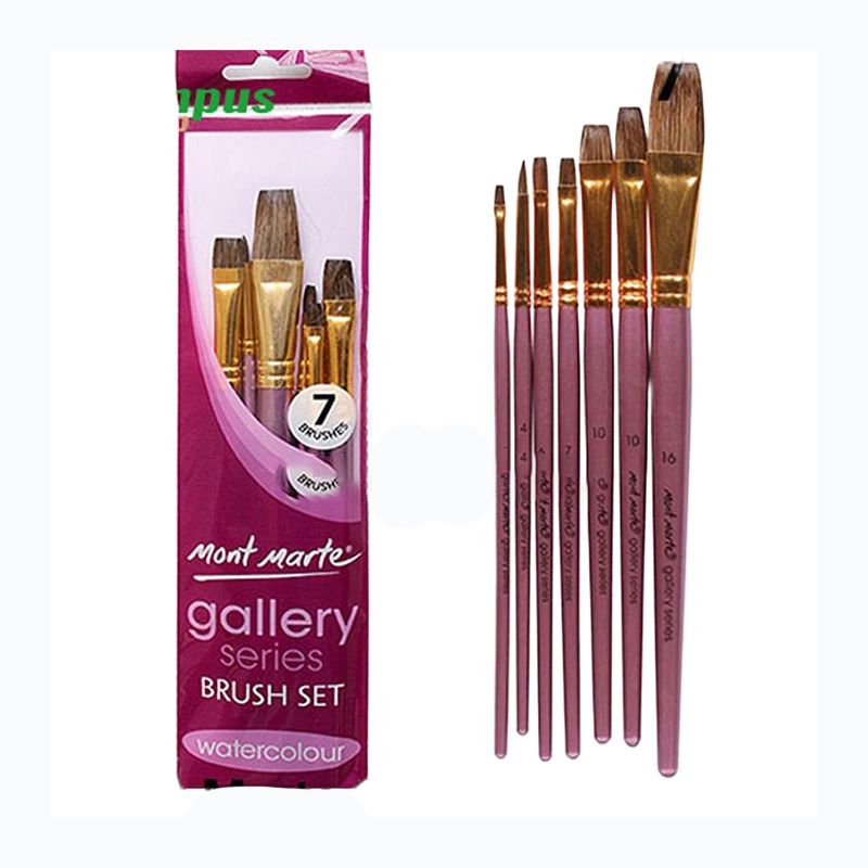 Picture of MONT MARTE WATER COLOR 7PCS BRUSH SET for Artists