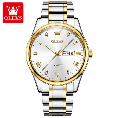 Picture of Olevs 5563 Stainless Steel Analog Wrist Watch For Men