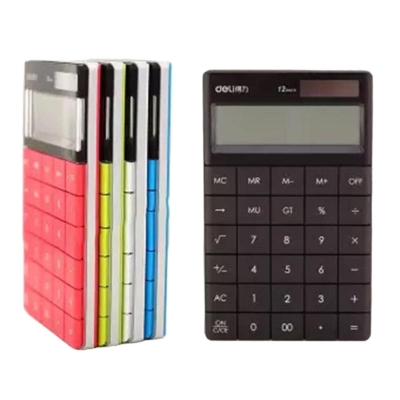 Picture of Deli-(1589) Modern Calculator 12 Digits (Multicolor)