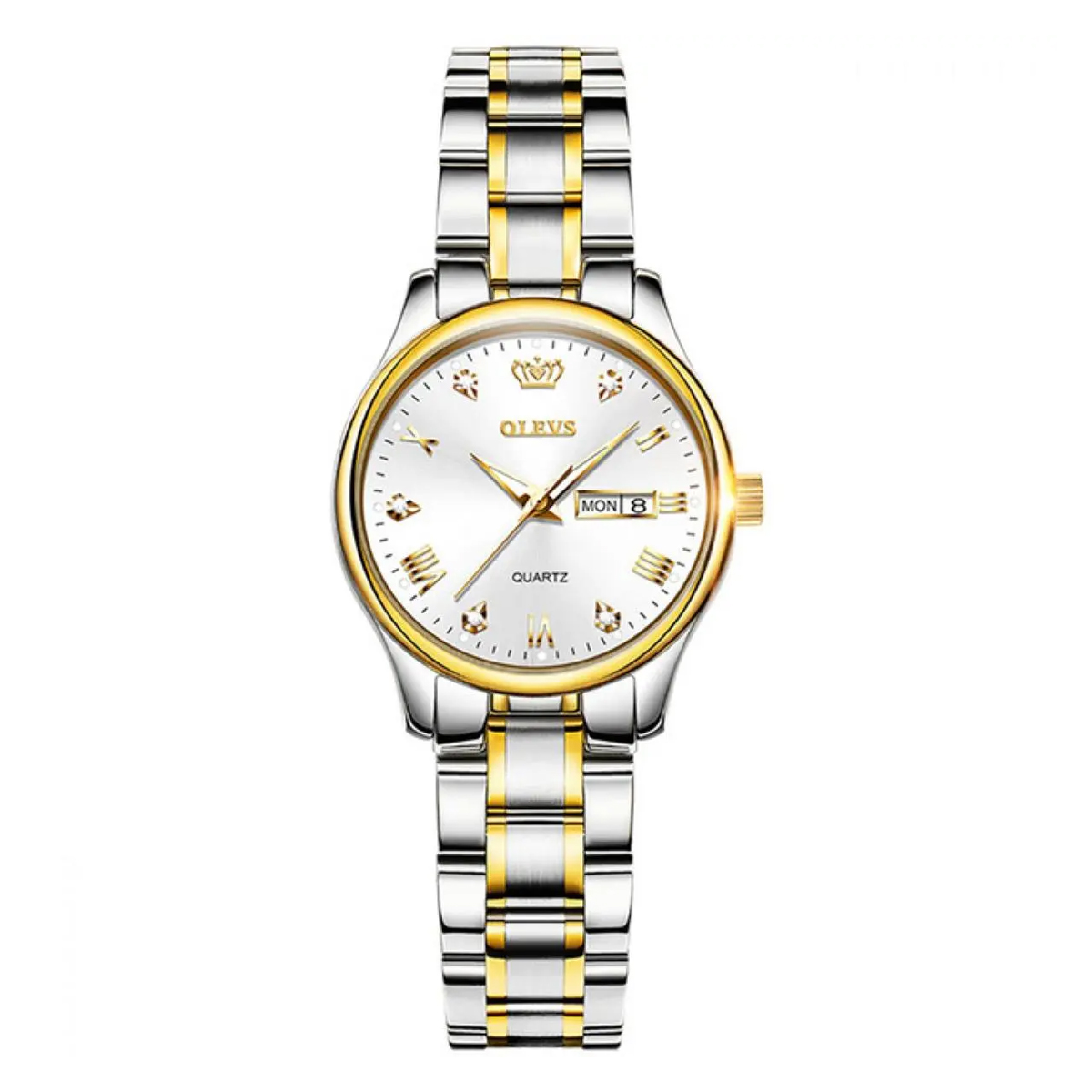 Picture of Olevs 5563 Stainless Steel Analog Wrist Watch For Women