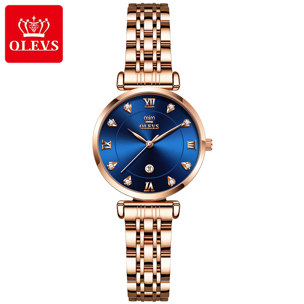 Picture of Olevs 5866 Stainless Steel Analoge Wrist Watch For Women