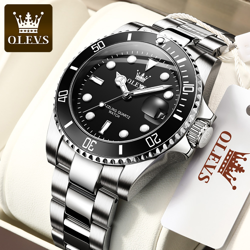 Picture of Olevs 5885  Stainless Steel Analoge Wrist Watch For Men