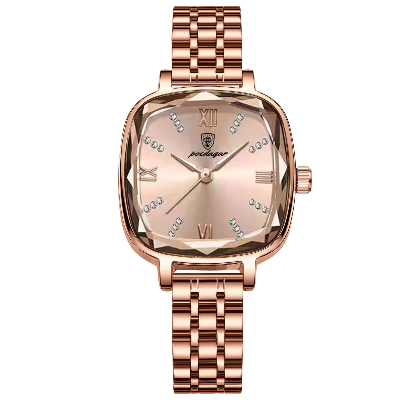 Picture of Poedagar PO712 RoseGold Stainless Steel Analog Wrist Watch For Women