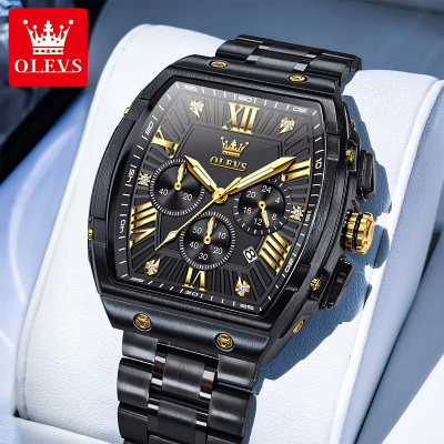 Picture of Olevs 5639 Stainless Steel Chronograph Wrist Watch For Men