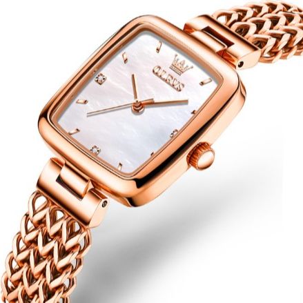 Picture of Olevs 9948 RoseGold Stainless Steel Analog Wrist Watch For Women
