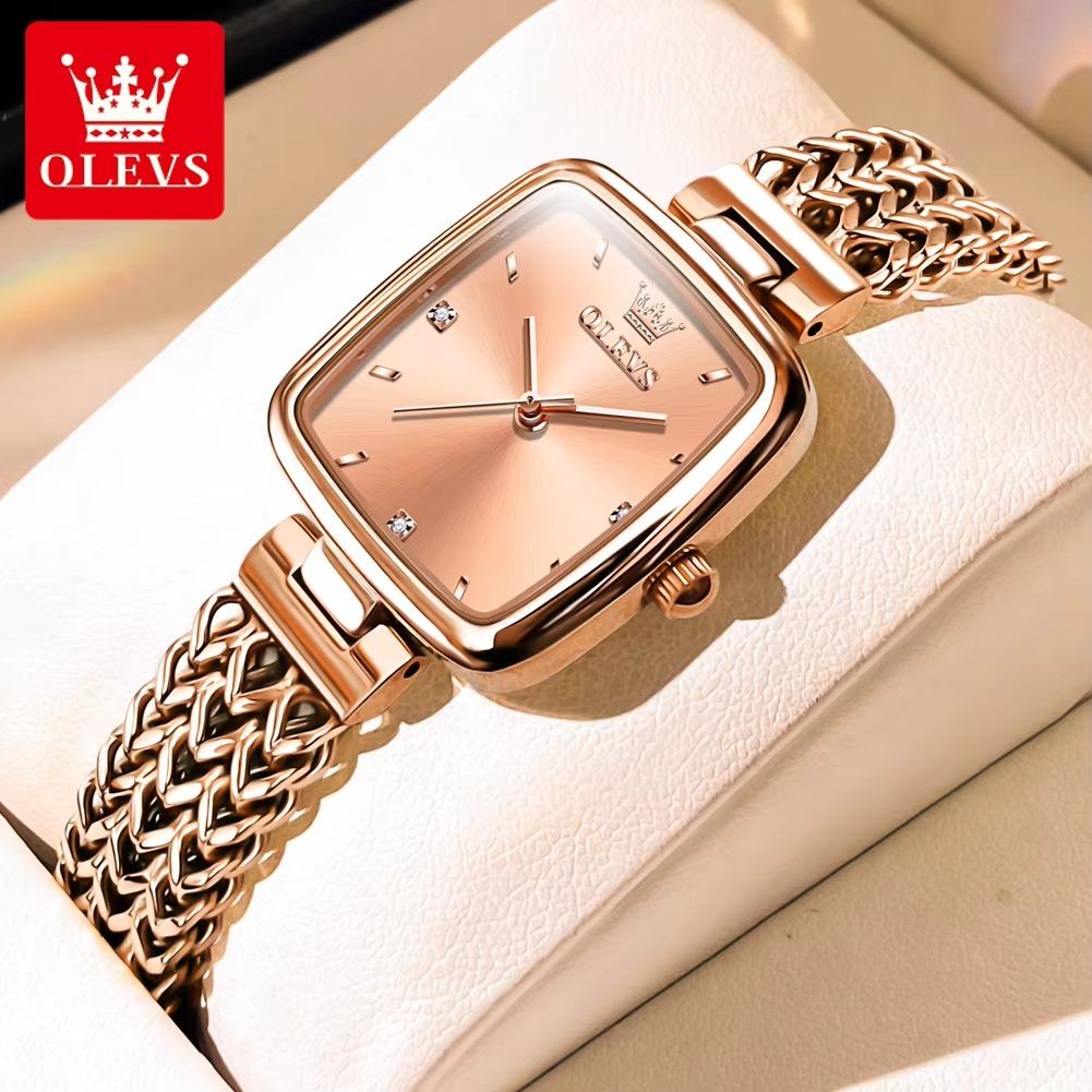 Picture of Olevs 9948 Stainless Steel Analog Wrist Watch For Women